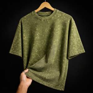 ACID WASH 5 SLEEVE T-SHIRT